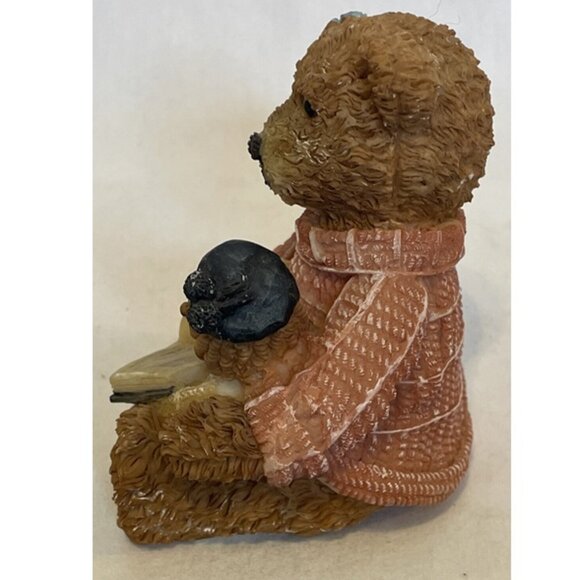Design Impressions Sweater Bears Reading Book Resin Figurine 4" 26920 Figurine - Picture 4 of 12